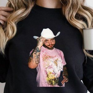 Posty Howdy Sweatshirt, Posty Crewneck Unisex Graphic Sweate